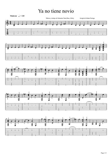 Ya No Tiene Novio (arr. Seihan Noriega)