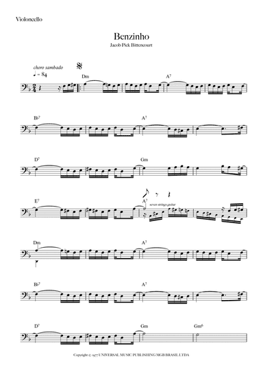 Benzinho (arr. Fabio Carrilho)