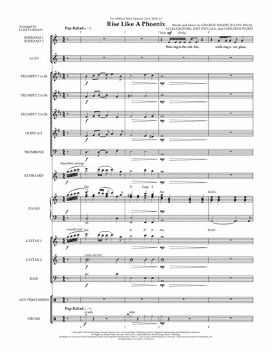 Rise Like A Phoenix (arr. Luke Furman)
