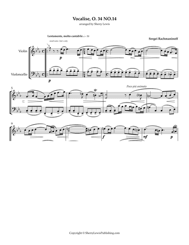 Vocalise (arr. Sherry Lewis)
