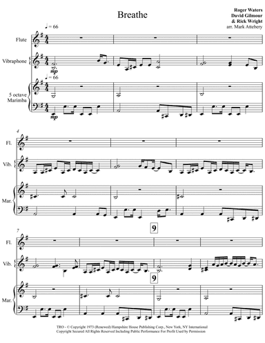 Breathe (arr. Mark Attebery)