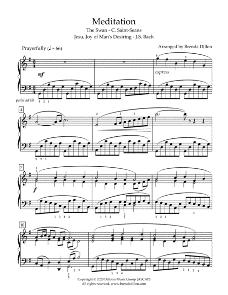 Meditation (arr. Brenda Dillon)