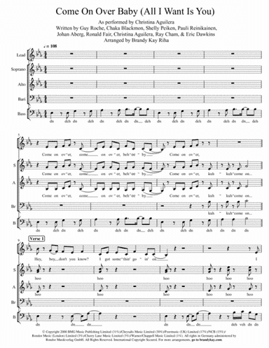 Come On Over Baby (all I Want Is You) (arr. BK Riha / Brandy Kay Riha)
