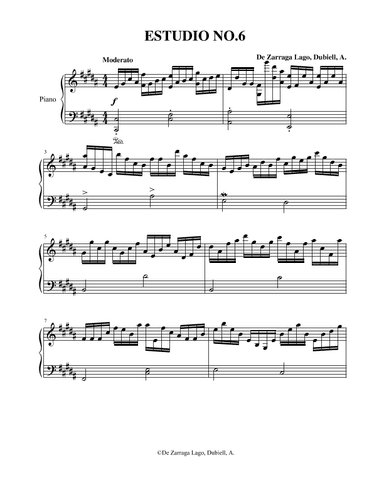 Ten Etudes No.6
