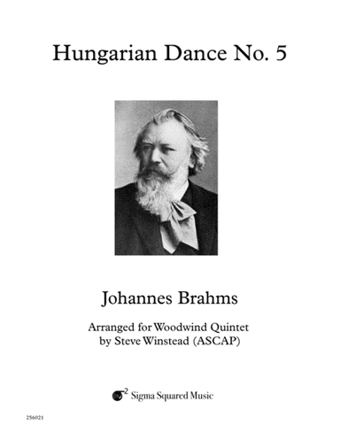 Hungarian Dance No. 5 for Woodwind Quintet (arr. Steve Winstead)