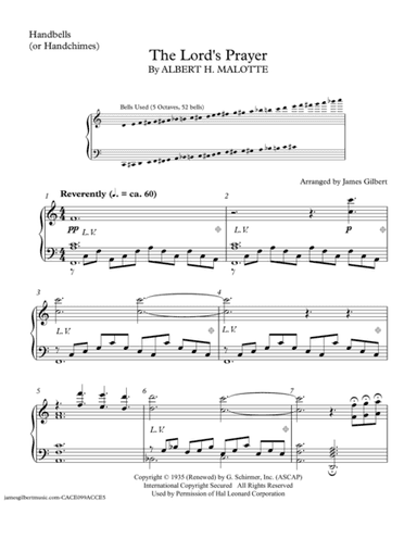 The Lord's Prayer (arr. James Gilbert)