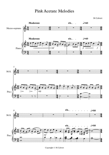 Pink Acetate Melodies