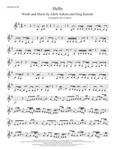 Hello (arr. Kevin Busse)