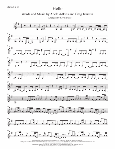 Hello (arr. Kevin Busse)