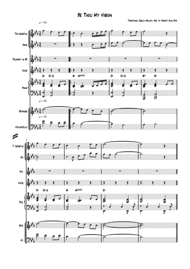 Be Thou My Vision (full score) (arr. Robert Alan Rife)