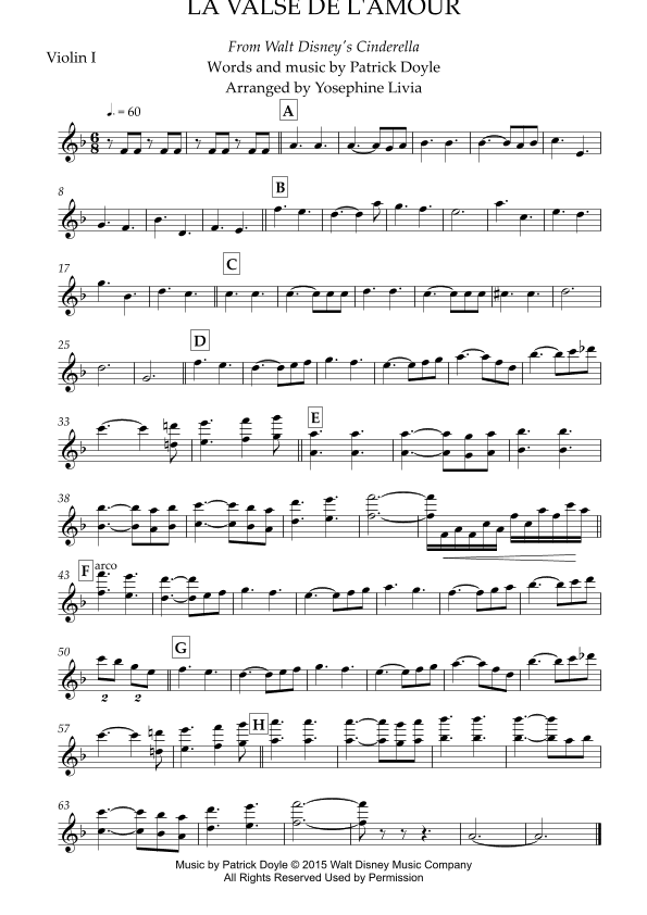 La Valse De L'amour (arr. Yosephine Livia)