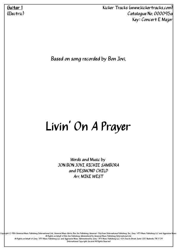 Livin' On A Prayer (arr. Mike West)
