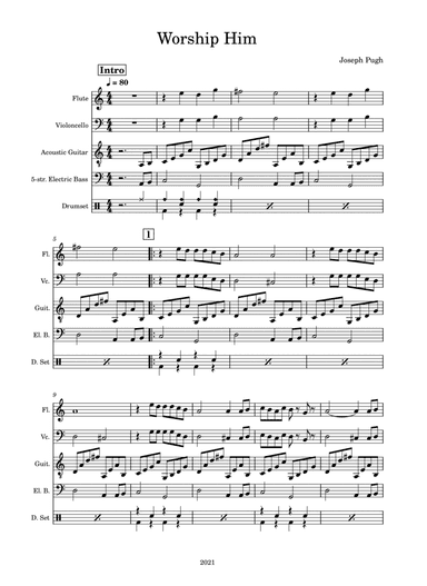 Worship Him (Mixed Ensenble)