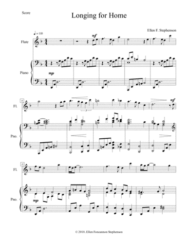 Longing for Home (flute and piano)