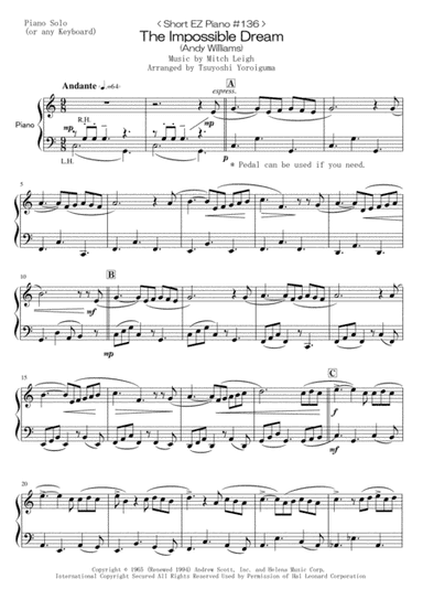 The Impossible Dream (arr. Tsuyoshi Yoroiguma)