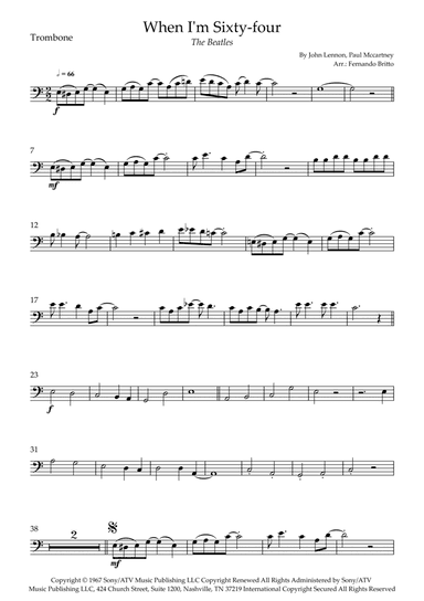 When I'm Sixty-four (arr. Fernando Britto)