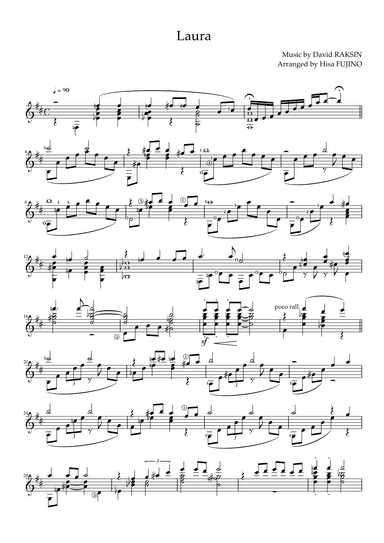 Laura (arr. Hisa Fujino)