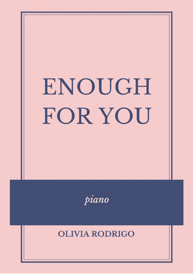 Enough For You (arr. Guilherme Sudre)