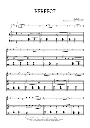 Perfect (arr. Benzaiten Editions)