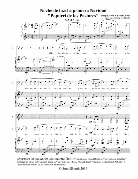 Popurrí de los Pastores SAB (arr. Sound Booth)