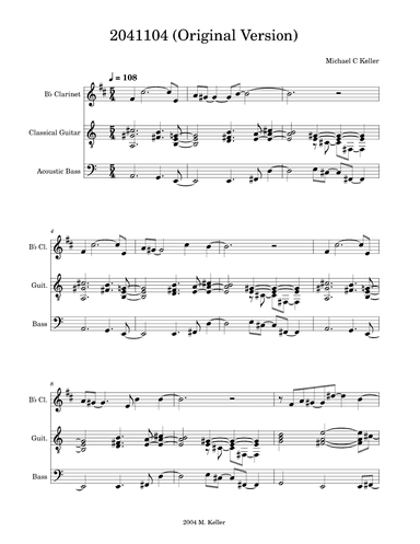 2041104 (Original Version) - Score Only
