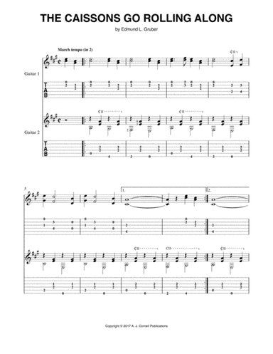 The Caissons Go Rolling Along (arr. Mark Phillips)