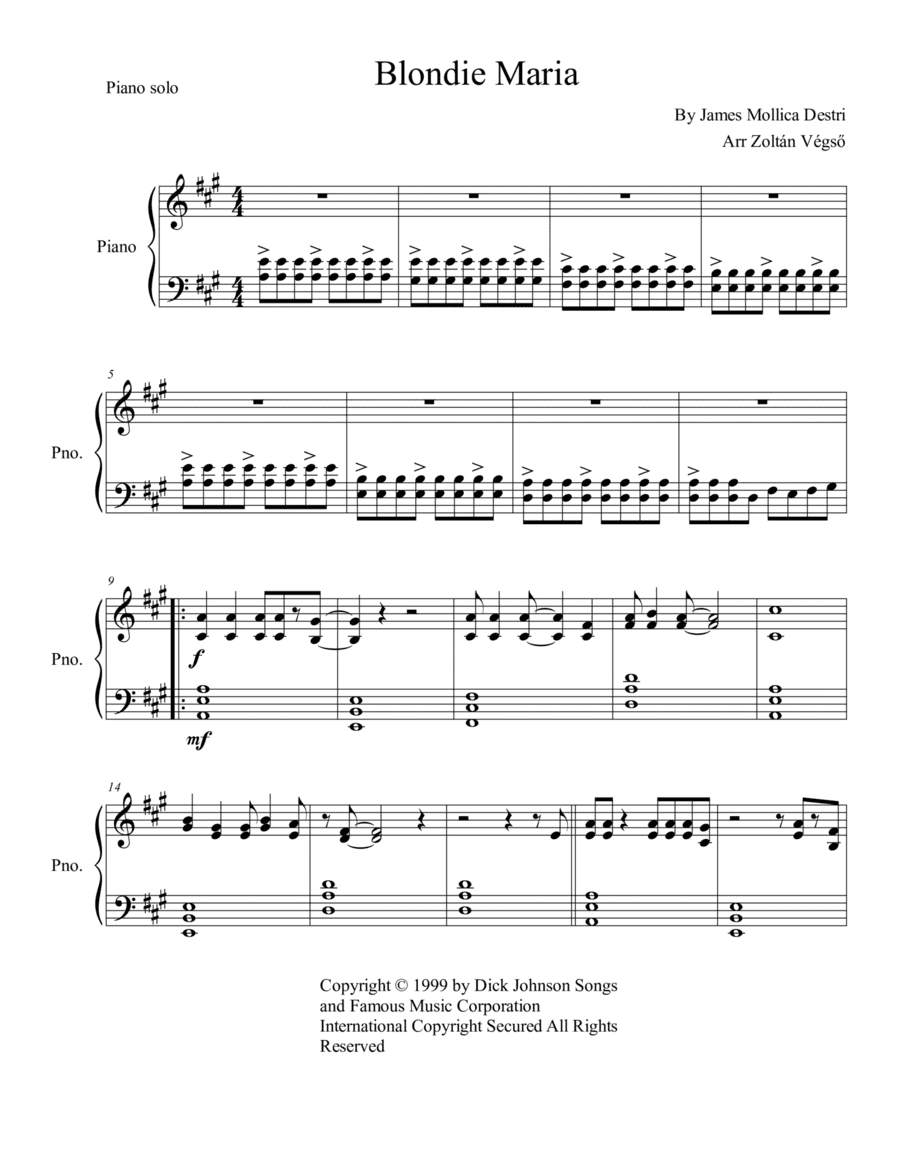 Maria (arr. Zoltán Végső)
