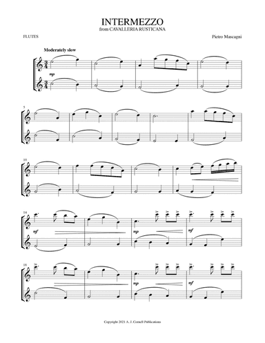Intermezzo (from Cavalleria rusticana) (arr. Mark Phillips)