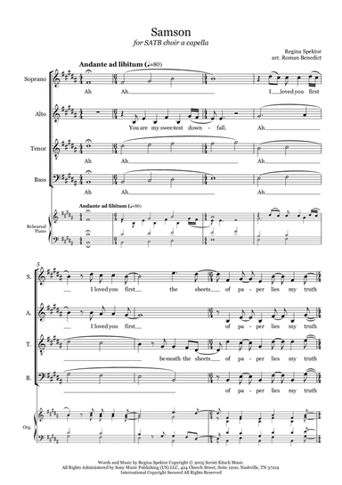 Samson (arr. Roman Benedict)