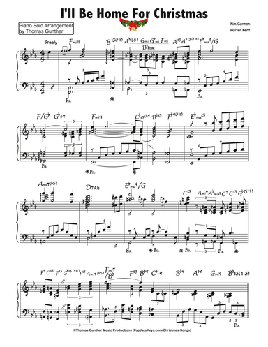 I'll Be Home For Christmas (arr. Thomas Gunther)
