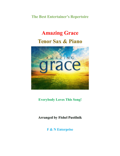 "Amazing Grace"-Piano Background for Tenor Sax and Piano (arr. Fishel Pustilnik)