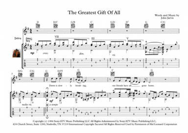 The Greatest Gift Of All (arr. PianoSheetNow)
