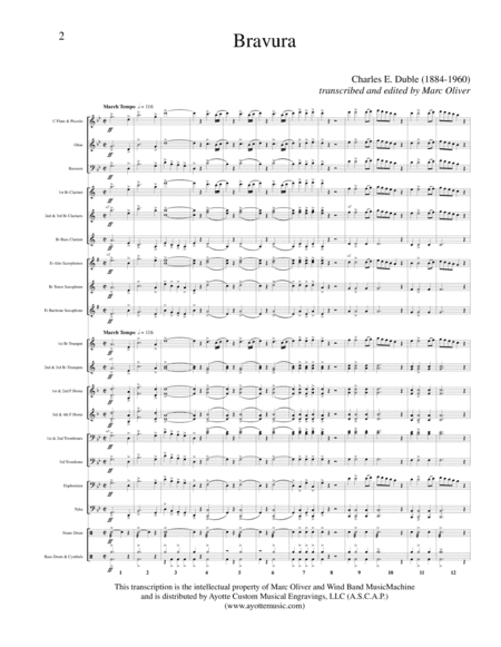 Bravura (Concert March) (arr. Marc Oliver)
