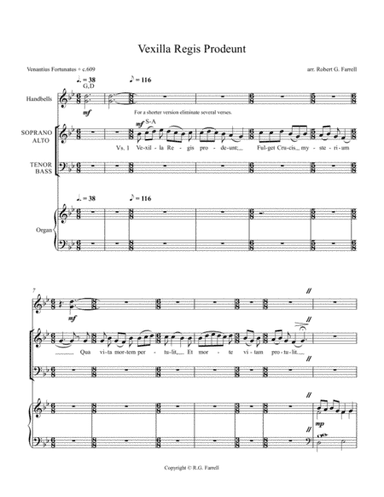 Vexilla Regis Prodeunt (arr. Robert G. Farrell)