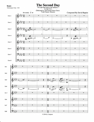 The Second Day for French Horn Octet