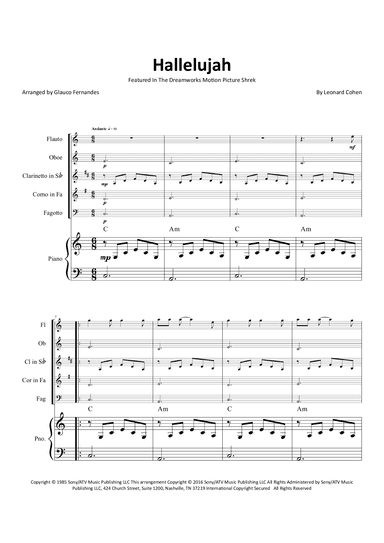 Hallelujah (arr. Glauco Fernandes)