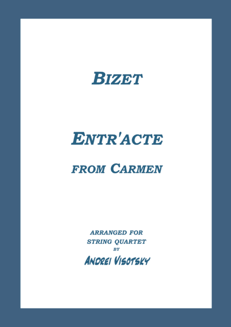 Entr'acte (arr. Andrei Visotsky)