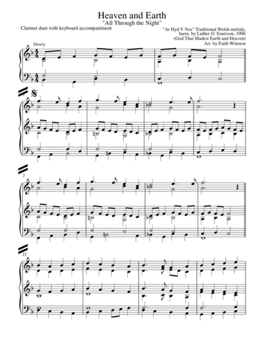 Heaven and Earth (arr. Faith Winston)