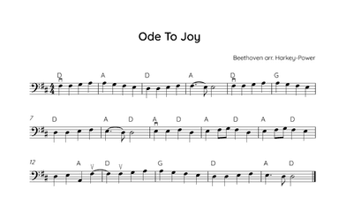 Ode To Joy (arr. Annie Harkey-Power)