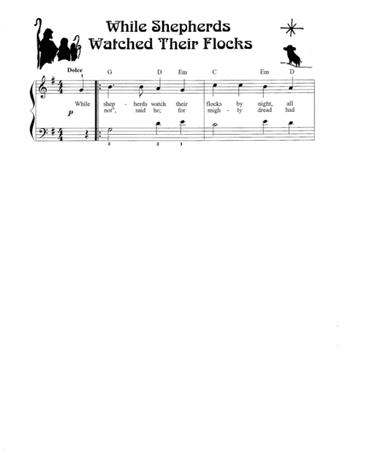 While Shepherds Watched Their Flock (arr. Sandra Lynch)