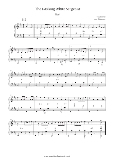The Dashing White Sergeant (arr. Julia Gordon)