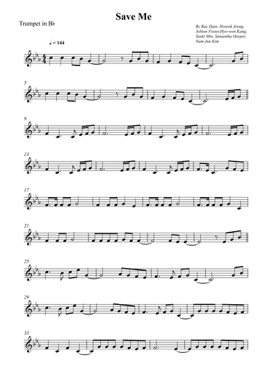 Save Me (arr. Wesley S. SIlva)