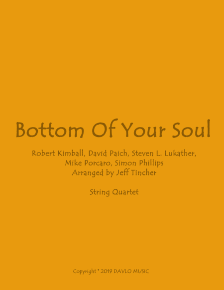 Bottom Of Your Soul (arr. Jeff Tincher)