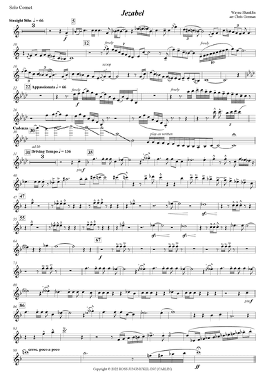 Jezabel (arr. Chris Gorman)