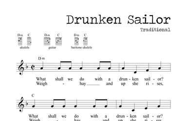 Drunken Sailor (arr. M. Ryan Taylor)