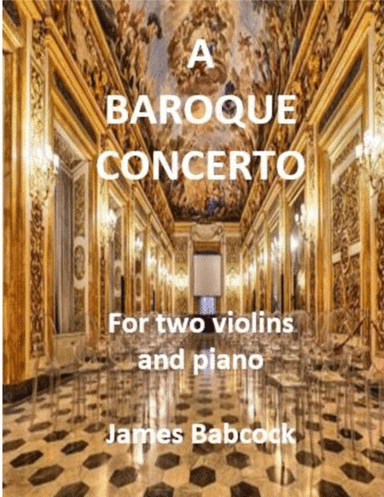 A BAROQUE CONCERTO for two violins and piano