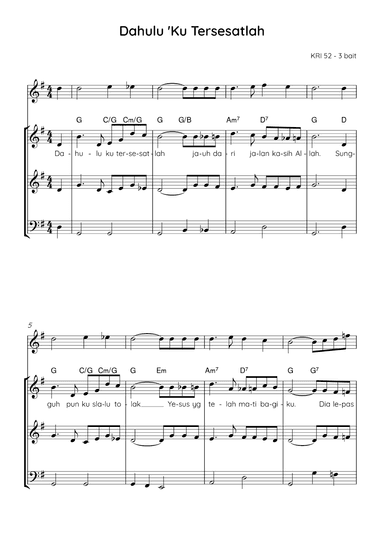 He Ransomed Me - Score Only (arr. Angie Wiranata)