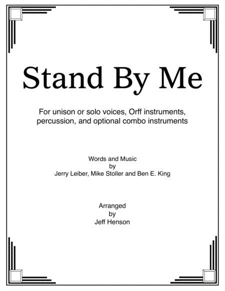 Stand By Me (arr. Jeff Henson)