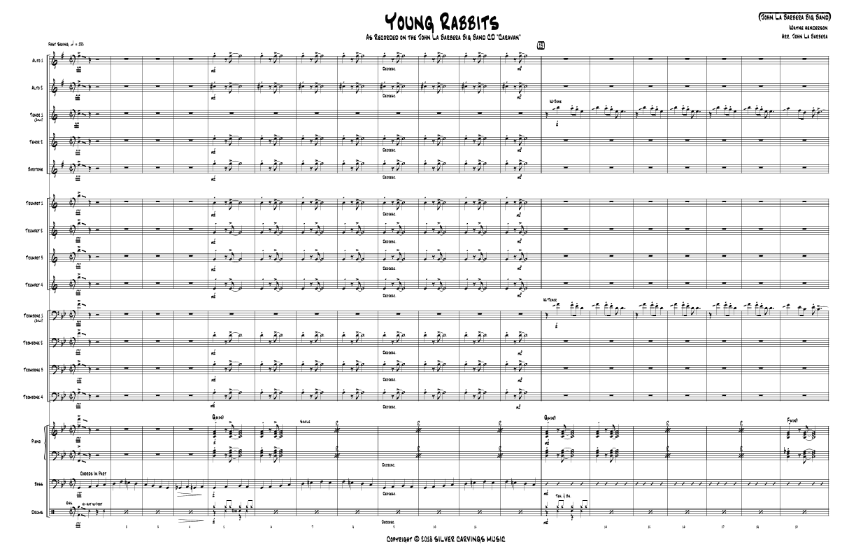 Young Rabbits (arr. John La Barbera)