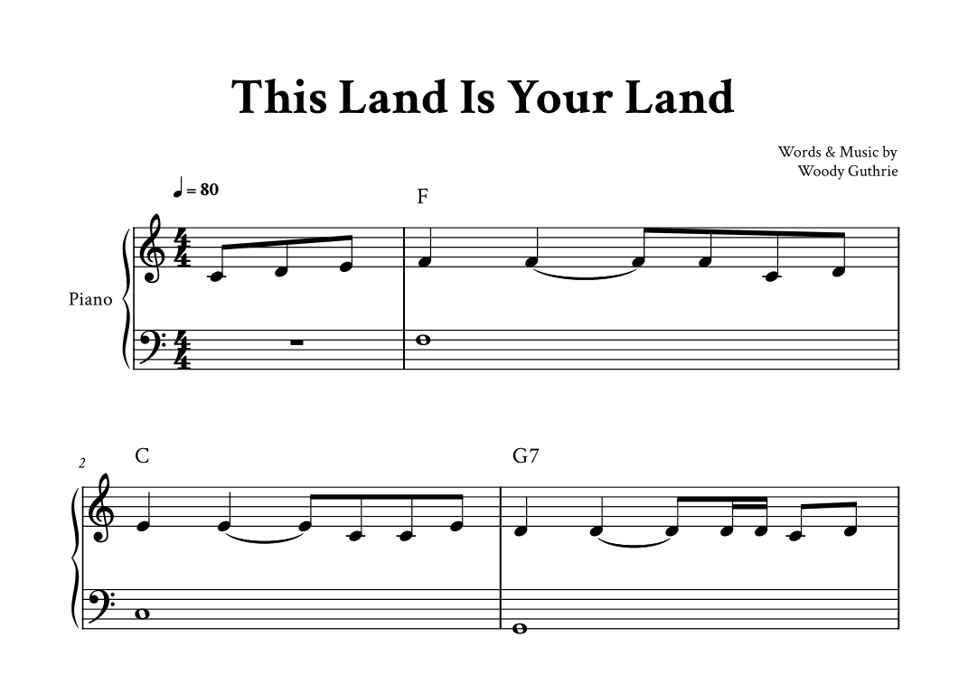 This Land Is Your Land (arr. Yuri Noronha)